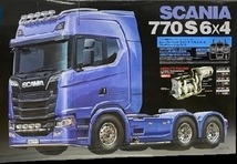 新品/未組立 タミヤ 1/14 RCビッグトラック スカニア 770S フルオペセット 6X4 シルバー塗装済み SCANIA トレーラー プロポ/メカ付No:56372_画像7