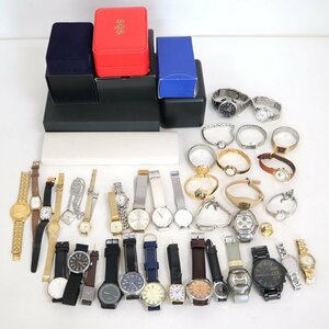 【腕時計】ジャンク品 まとめ 49点 SEIKO/CITIZEN/CASIO/coach/PAUL SMITH/DIESEL/EMPORIO ARMANI etc./2s0161