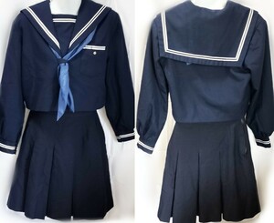 静岡県　新津中学校　セーラー服　制服/UNITIKA/セーラー服