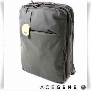 新品1円～★定価3.6万 ACEGENE エースジーン メンズ 日本製 ビジネスリュック ガジェタブルDP A4/13.3インチ対応 オリーブドラブ ◆6215◆