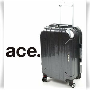 新品1円～★ACE エース 4輪スーツケース トランク キャリーケース ブラック プリズム ジッパータイプ TSAロック 31L 正規店本物◆8416◆