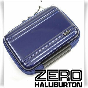 新品1円～★ZERO HALLIBURTON GOLF ゼロハリバートン ゴルフ アメニティケース ゴルフポーチ ブルー ポリカーボネート 本物 ◆8767◆