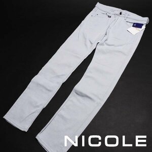 新品1円～★ニコル セレクション NICOLE selection メンズ ストレッチ ブルー ウォッシュデニム 46 M パンツ ジーンズ ◆8798◆