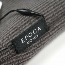 新品1円～★EPOCA UOMO エポカ ウォモ メンズ 秋冬 発熱機能素材前閉リブテーパードパンツ L チャコール リラックスウエア ◆9079◆_画像2