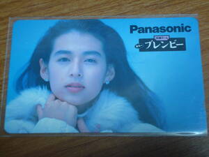 【未使用】●鈴木保奈美 テレカ●Panasonic 16倍ズーム カラー ブレンビー●テレホンカード●