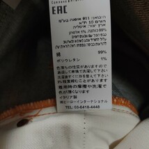 新品 nudie jeans THIN FINN DRY ORANGE SELVAGE W30 L32 ヌーディージーンズ シンフィン セルビッジ セルビッチ nudiejeans _画像6