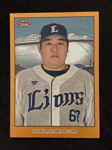 2023 Topps NPB 206 プロ野球 西武 中村剛也 Gold Foil 50枚限定