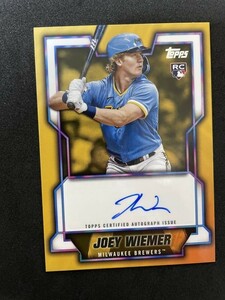 2023 Topps Baseball Japan Edition Joey Wiemer Auto