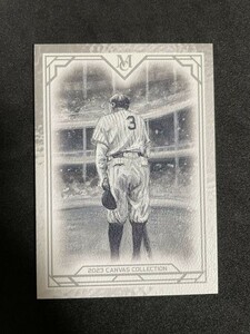2023 Topps Museum Collection Baseball Babe Ruth Canvas Collection Reprints