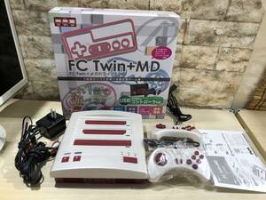 FC Twin+MD 互換機 本体 FC SFC MD ファミコン スーパーファミコン メガドライブ 任天堂 SEGA セガ 札幌市