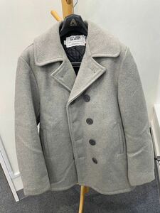 SCHOTT ショット US740N PEA JACKET ダブルPコート サイズ40 グレー