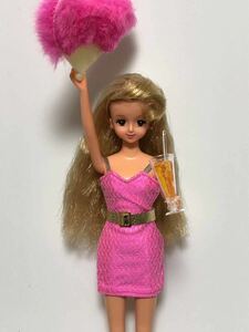 初代ジェニー 日焼け ドレス着用 コスプレ バブリー ジュリアナ 27cm doll ジェニー タカラ製 1/6 ドール 人形 jenny ディスコ バブル