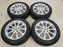 ◎傷小良品 深溝215/55R17 215/55-17セット WEDS JOKER 17in 7J +53 114.3/5H 検） エスティマ オデッセイ ヴェゼル CX-3 手渡OK 即納_画像1