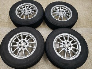 ◎すぐ使えます デリカ D5 サイズ ブリヂストン 215/70R16 215/70-16 16in 6.5J +38 PCD114.3 DM-V2セット アウトランダー デリカD:5 RAV4