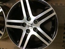 ★希少ホンダ純正ブラポリ　17×7J+55　114.3/5Hオデッセイステップワゴンなど純正戻しや純正流用スペアとしてもオススメ★_画像4