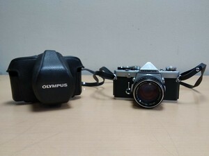 OLYMPUS OM-1 ジャンク G.ZUIKO AUTO-S 1:14 f=50mm ケース付き フィルムカメラ ヤフオクのみ出品 商品説明必読