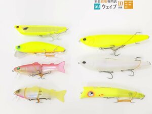 タックルハウス K-TEN リップルポッパー K2RP 122、デプス サイレントキラー 115、エバーグリーン アマゾン 他 ルアー 計7点