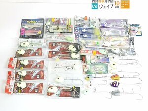 シマノ ゲキハヤ船テンヤ・ヨーヅリ タチ魚リアルヘッド・アズーロ ワインドパーフェクトセットII MIX 他 計36点 タチウオセット