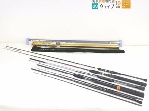 ミサキ ボートキャプチャー カワハギ 185 ・ダイワ HS 早舟 25‐210・TICA エニティ― かわはぎ 170H 等 計5本