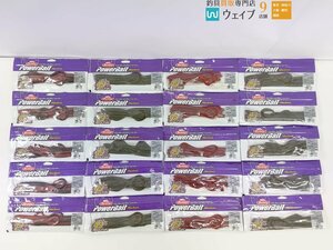 バークレイ パワーベイト マックスセント キングテール 8インチ チェリーシード・グリーンパンプキン 他 計20点 新品