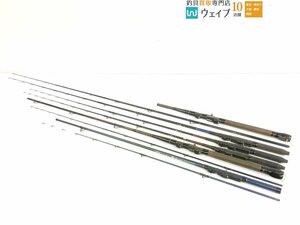 ダイワ 早技 カレイ 小突き 40‐180 。ダイワ 早技 カレイ かかり釣り 210 ・Wizz マイティー 船 10‐180 等 船竿 計6本