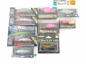 デュオ レアリス ロザンテ 77SP・ ガンクラフト 鮎邪 ジョインテッドクロー70 F・ヤバイブランド ロデオR 他計10点 ルアーセット