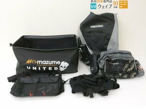 マズメ ウェイディングカーゴ II、ブリーデン マッコーリー40、ダイワ ショルダーバッグ 他 計5点