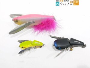 レイドジャパン デカダッジ デプス NZクローラー jr デプス タイニーNZクローラー 計3点 中古