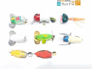 クワイエットファンク デカダンス トーイ ザクトクラフト ザグナ 等 ナマズ 雷魚 計8点 中古