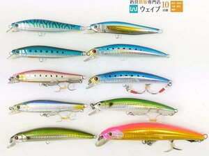 スカジットデザインズ リップスライド、マングローブスタジオ ベベルスイマー 16cm/69g 等 計10点 セット