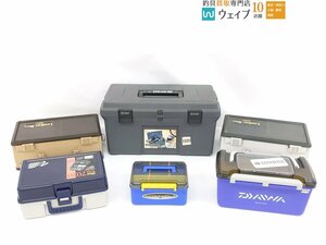 ダイワ プルーフボックス PB-3000R、メイホウ バーサス7020、アイリスオーヤマ ハードケース600 等 タックルボックス 計6点