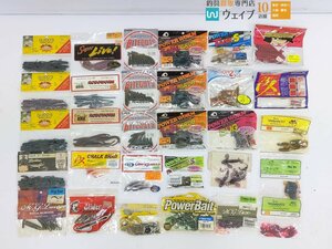 エコギア パワーワーム ツインテールグラブ 他 ゲーリーヤマモト ロボワーム 等 ソフトルアー 計30点