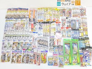 がまかつ・ダイワ・ササメ 等 計100点以上 堤防用仕掛けセット 未使用品