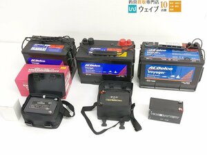 【大阪市上本町店 店舗渡し限定 Undeliverable】 ACデルコ M24MF・ダイワ タフバッテリー 12000III 等 計6点 ジャンク品