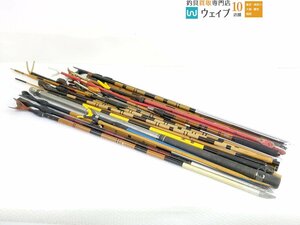 日新 山吹、江戸川 他 竿受 竿掛 玉の柄 など 大量セット ジャンク品