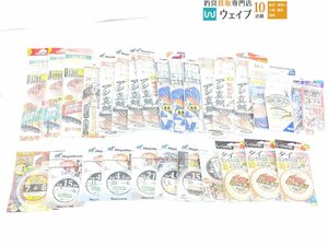 ハヤブサ 胴突専科、ハリミツ アジ タイ、ささめ針 船五目 胴突 等 計29点 仕掛 セット