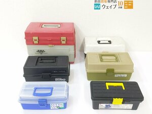 メイホー トレンディ No.8200 、ダイワ ファントム 2060 タックルボックス など 工具ケース タックルボックス 計 6点セット