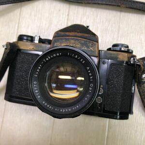 ジャンク品 動作未確認 ASAHI PENTAX ペンタックス SV　Super-Takumar 1:1.8/55　カメラ レンズ　ケース付き