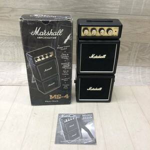 ジャンク品 Marshall MS-4 マーシャル ミニギターアンプ マイクロアンプ ミニアンプ
