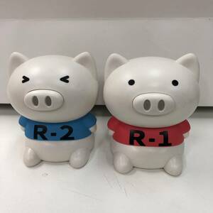 通電◎ 箱なし　本体のみ　２体セット　体操ブーブー R1 & R2 ぶた　ブタ