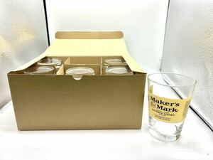 未使用保管品 メーカーズマーク ラベルタンブラー 6個入り 非売品 ウィスキー 475ml 日本製 ソーダガラス 食器