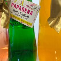 PAPAGENA パパゲーナ シンデレラシューリキュール マンゴ—　キウイ他 5本セット　350ml ※ラベル15％記載 古酒 洋酒 _画像4