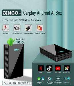 CarPlay AI BOX「BINGO＋SOS CONNECT」Android10.0搭載モデル　訳あり品