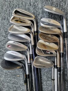 98512。《まとめ/1000円～》ゴルフクラブ ウェッジまとめ Taylormade TOURSTAGE 他 計14本