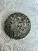 【家族私物】アメリカ　モルガンダラー　1892年　1ドル銀貨_画像1