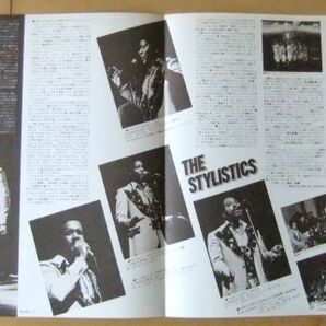 レア初回 国内 帯付 SOUL LP ■ The Stylistics / Live in Japan [ 日本フォノグラム RJ-7594 ] '78の画像10