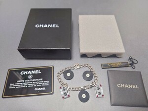 CHANEL シャネル 超希少 ブレスレット カセット レコード モチーフ アクセサリー 箱 付属品有り メンズ レディース 激レア