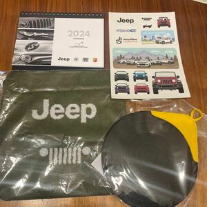 jeep カレンダー　ステッカー　マット　4点セット