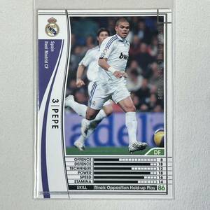 ♪♪WCCF 07-08 白 ぺぺ Pepe Real Madrid 2007-2008♪三点落札で普通郵便送料無料♪