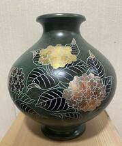 高岡銅器　花瓶　真峰作花器 _画像2